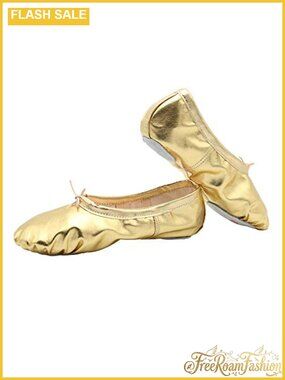 Women's PU Ballet Dance Shoes Split Sole Slippers